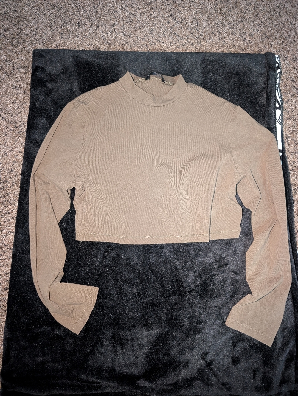3/$10 Mock Neck Crop Top